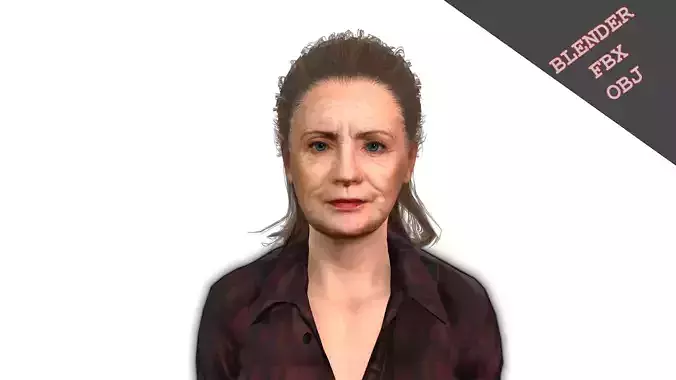 Hillary Clinton 3D Model