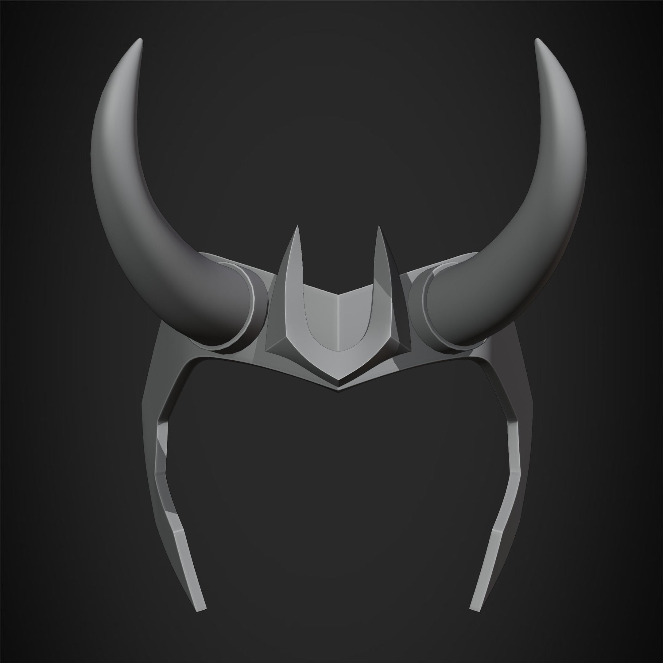 Loki Crown for Cosplay 3D print model_14