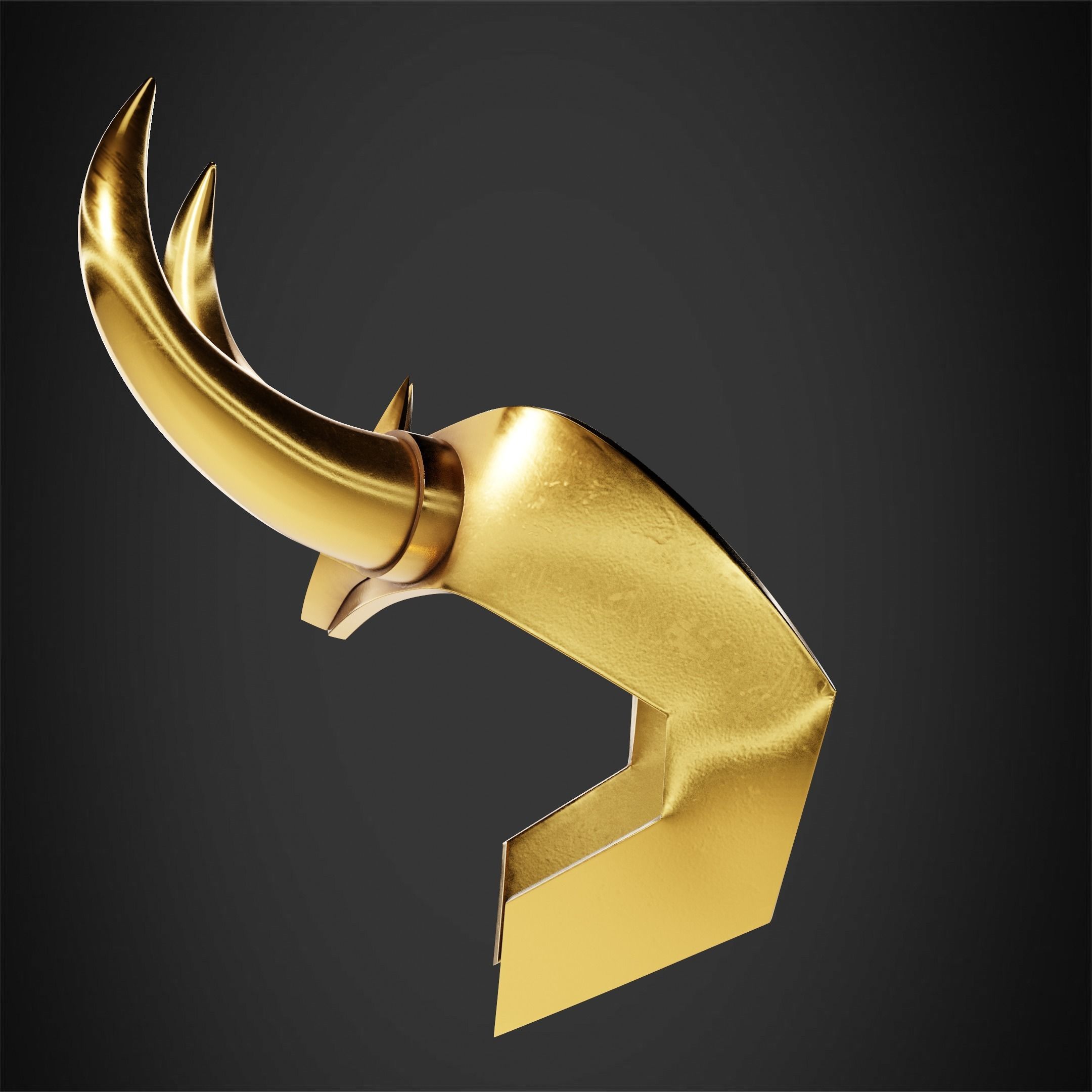 Loki Crown for Cosplay 3D print model_4