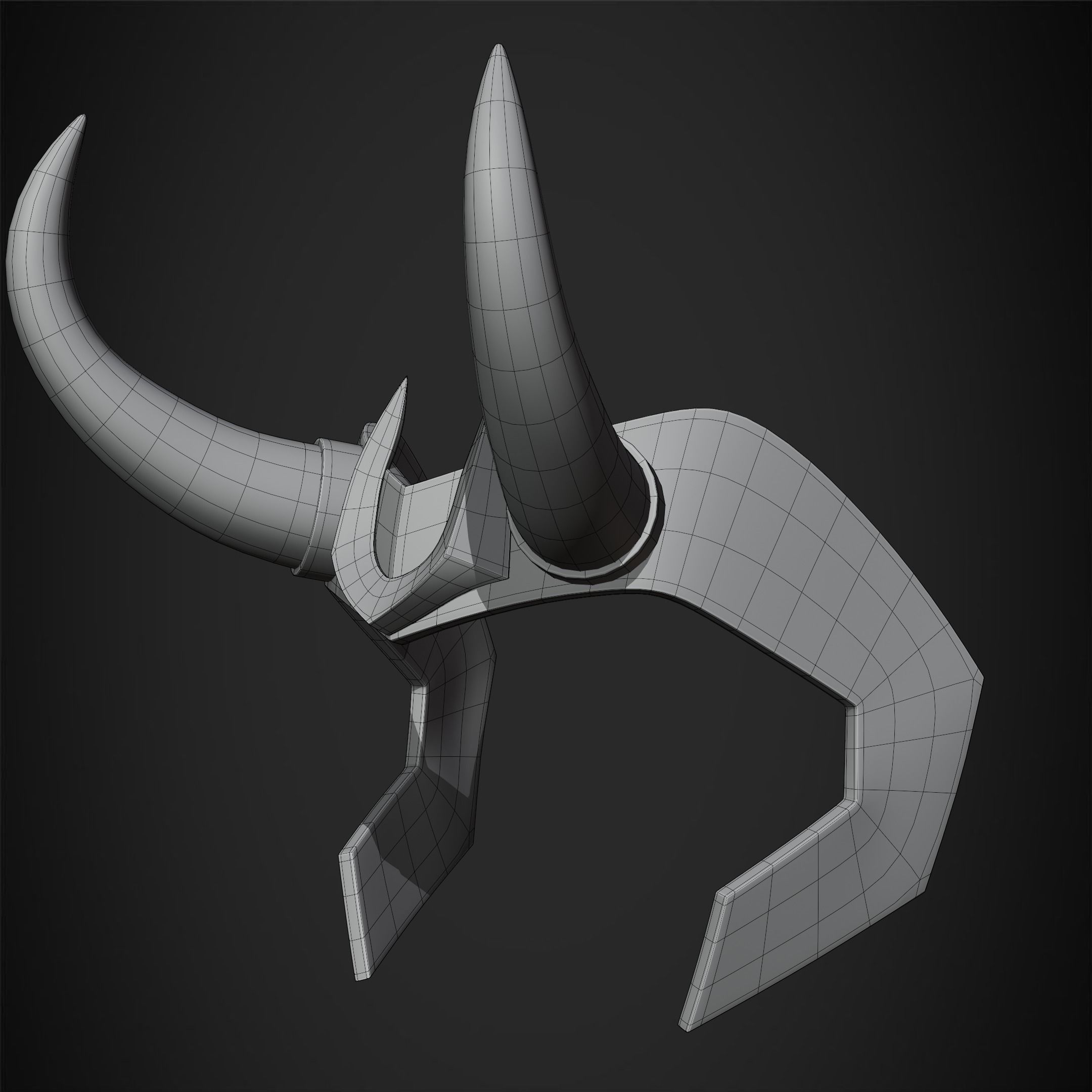 Loki Crown for Cosplay 3D print model_15