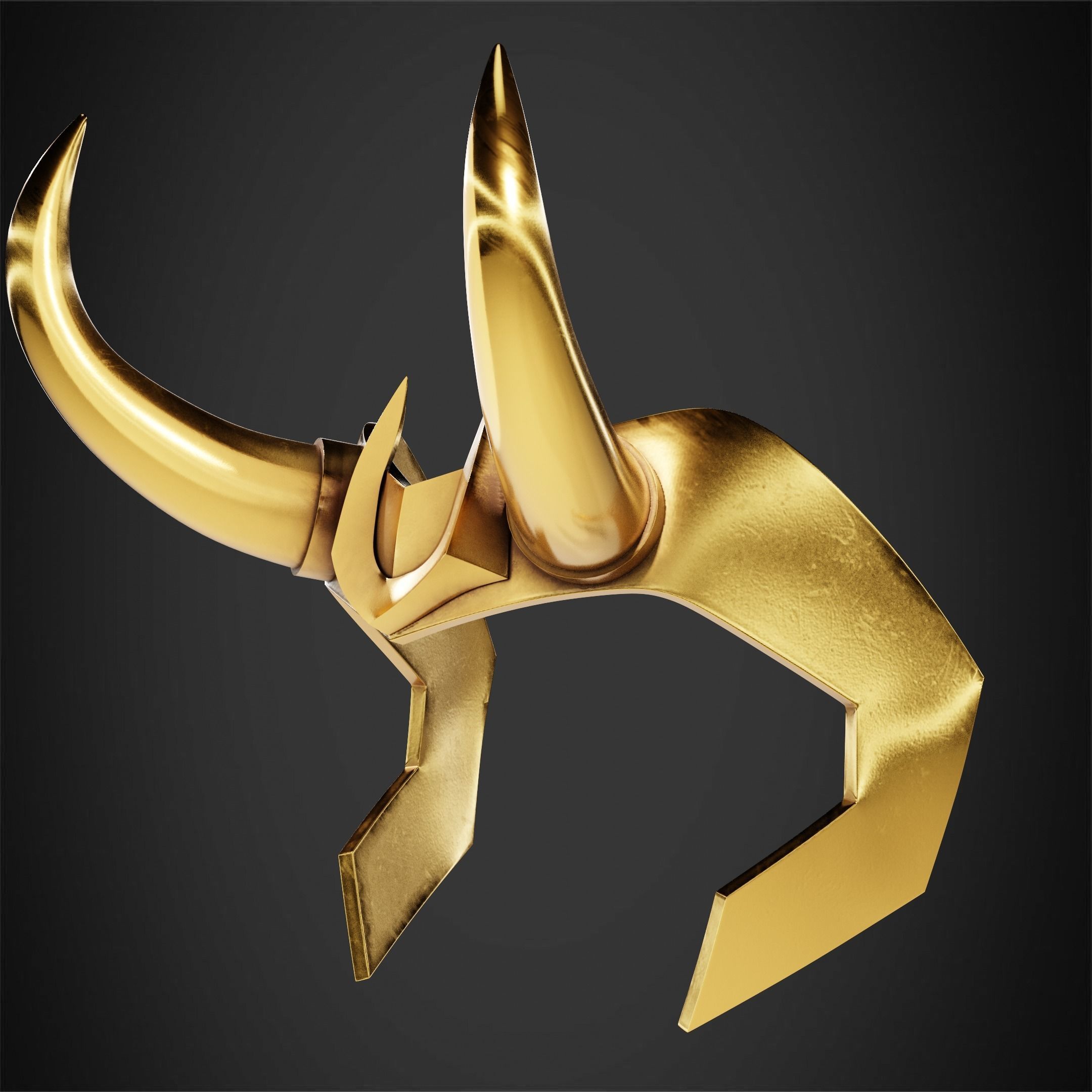 Loki Crown for Cosplay 3D print model_21