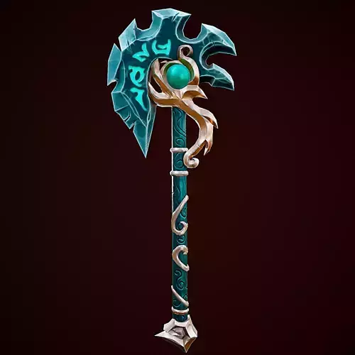 Stylize Axe With Runes