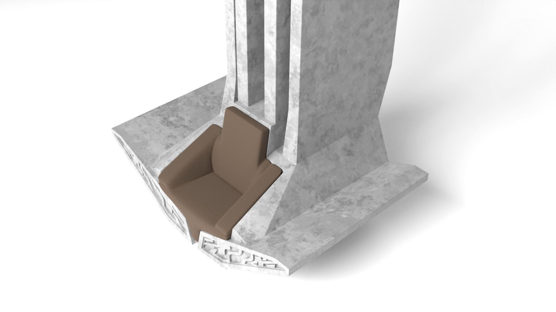 Bo-Katans Throne 1-12 scale 3D print model_11