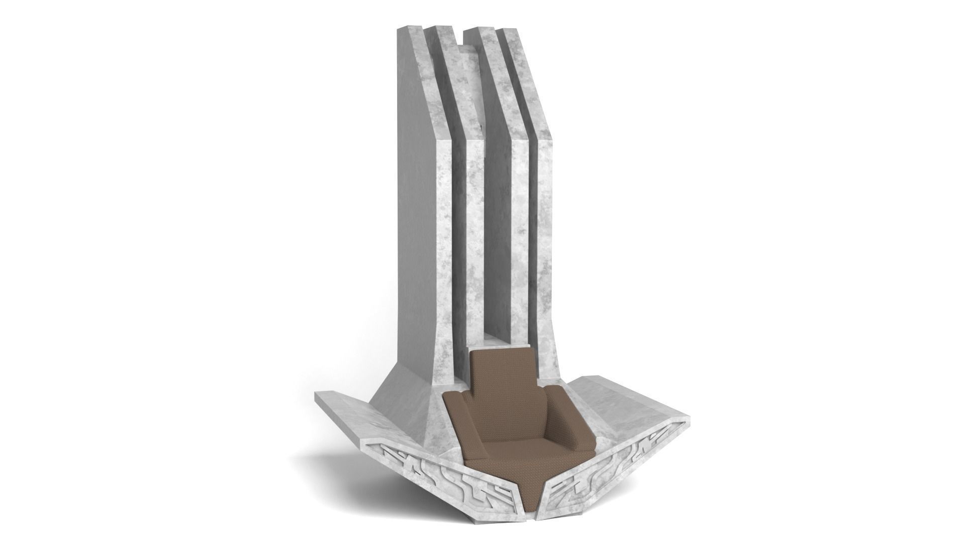 Bo-Katans Throne 1-18 scale 3D print model_5