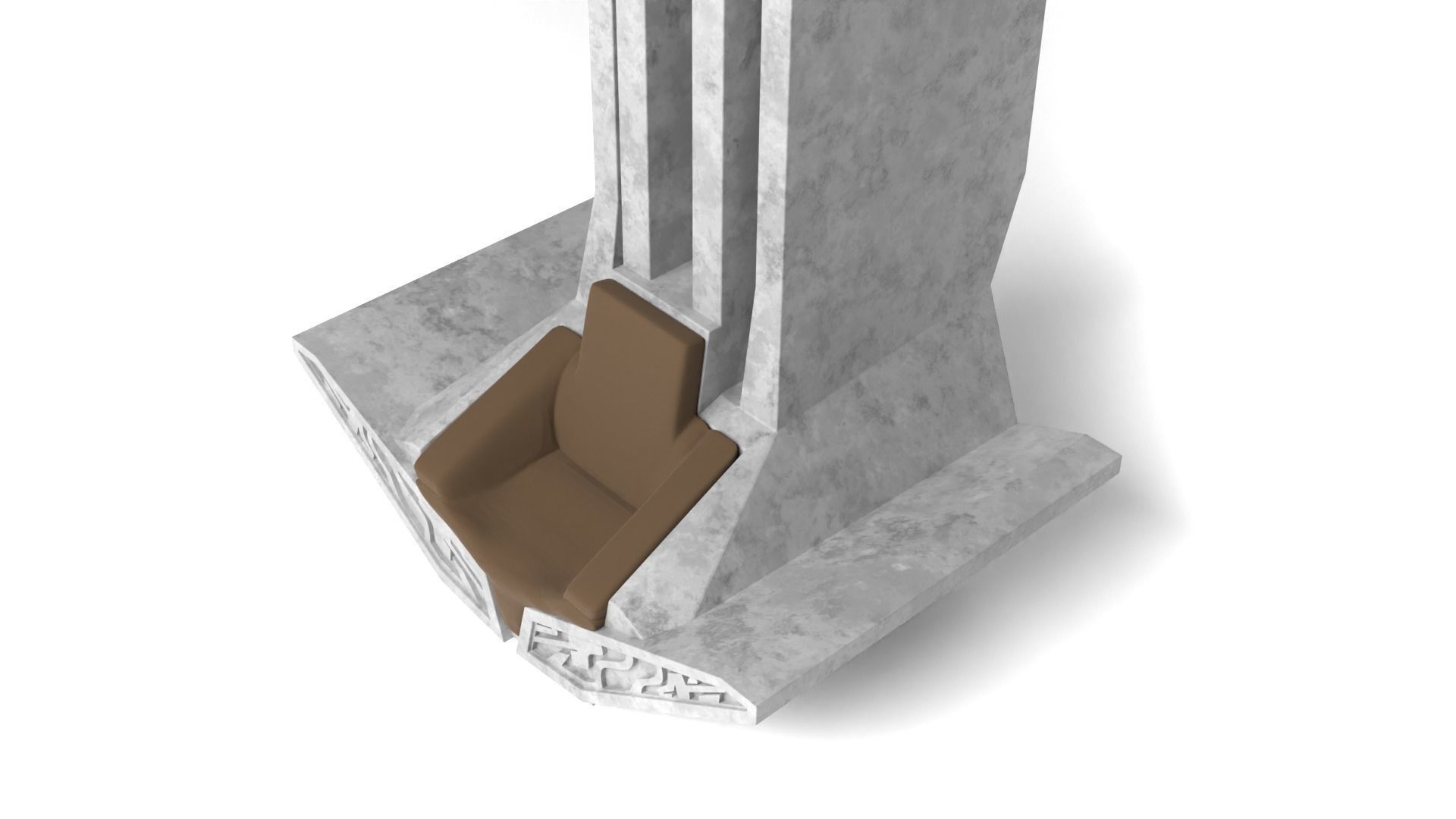 Bo-Katans Throne 1-18 scale 3D print model_8