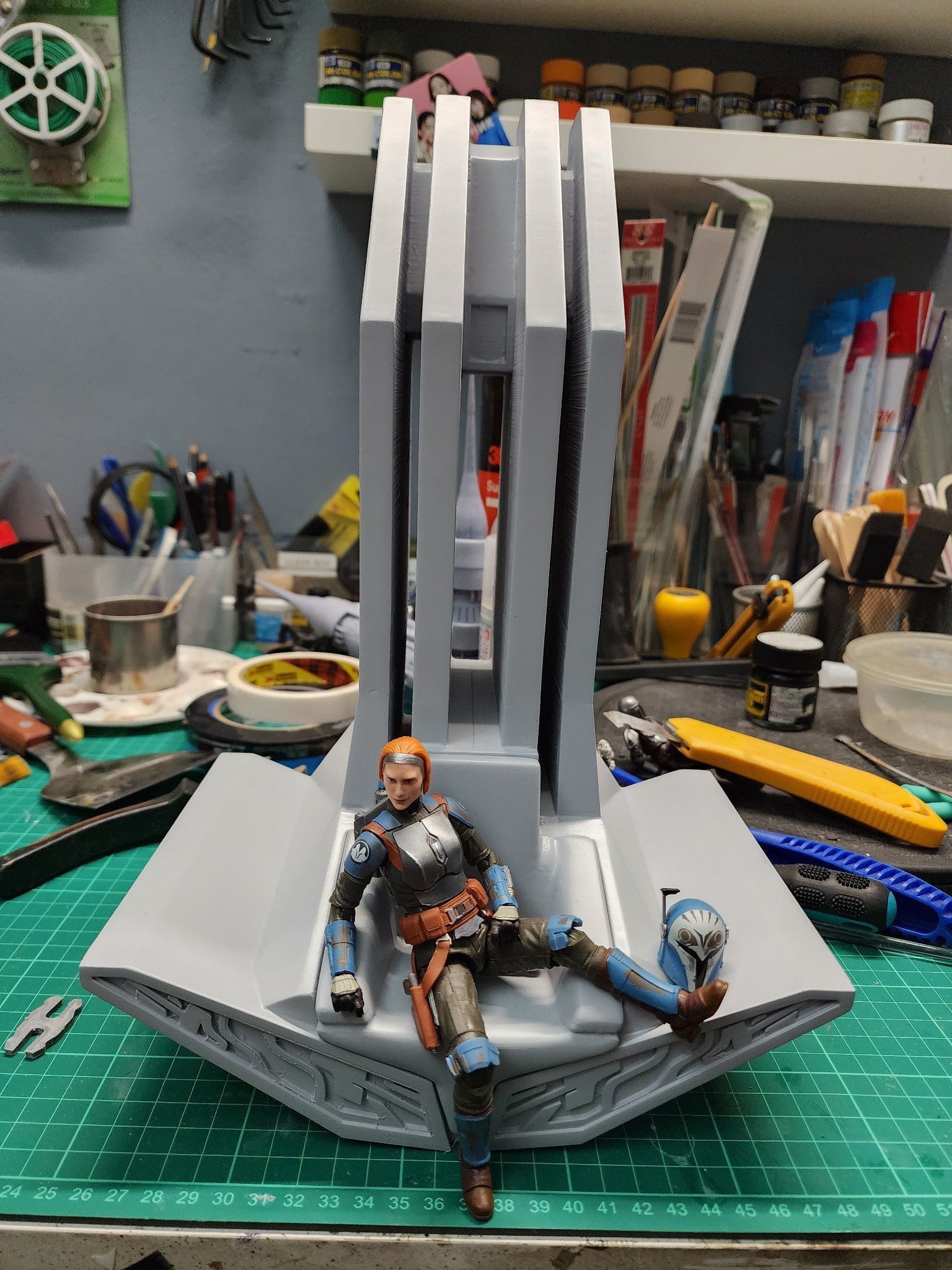 Bo-Katans Throne 1-18 scale 3D print model_20