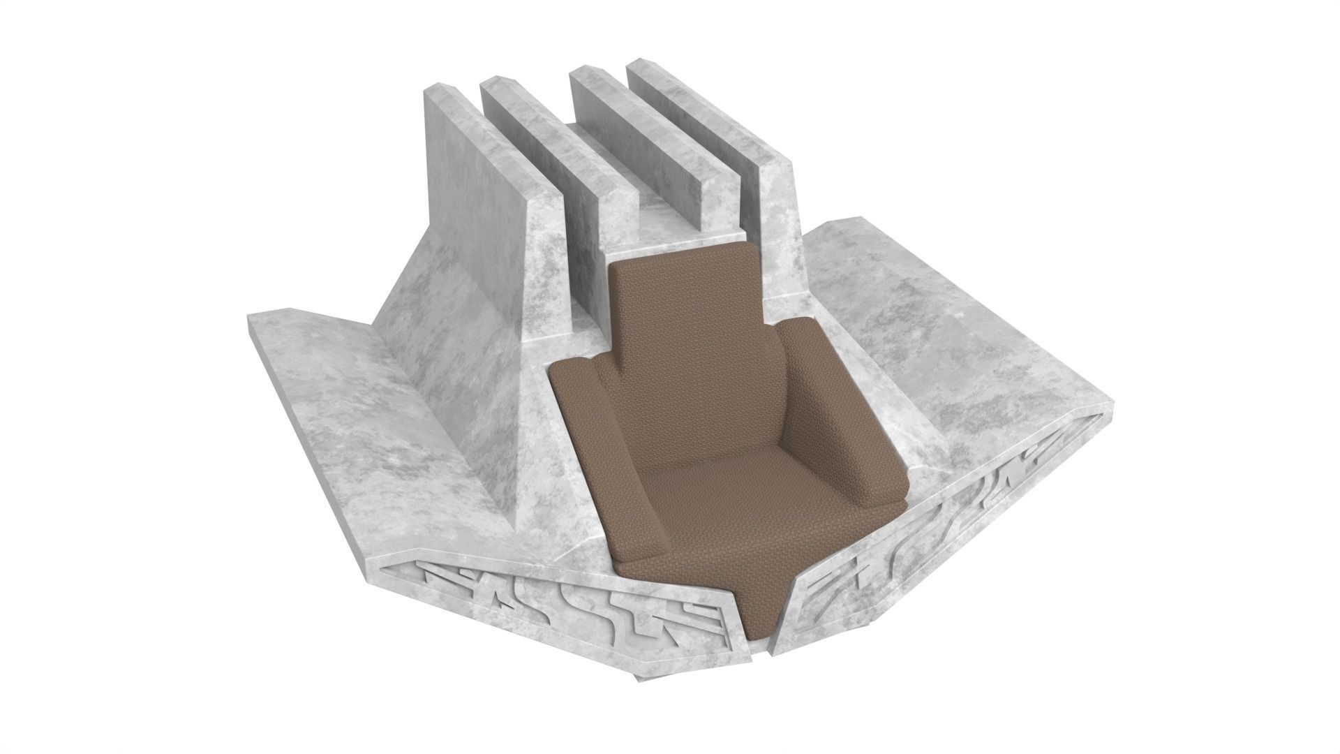 Bo-Katans Throne 1-18 scale 3D print model_15