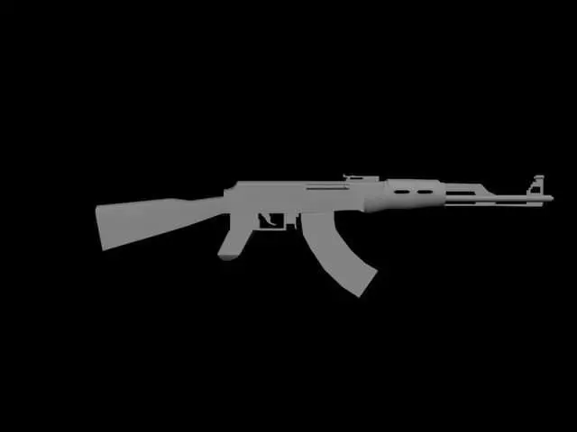 ak47 Kalashnikov 43914 Free 3D model