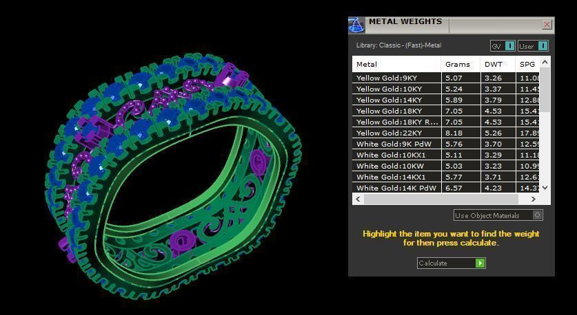 Rings 3D print model_6