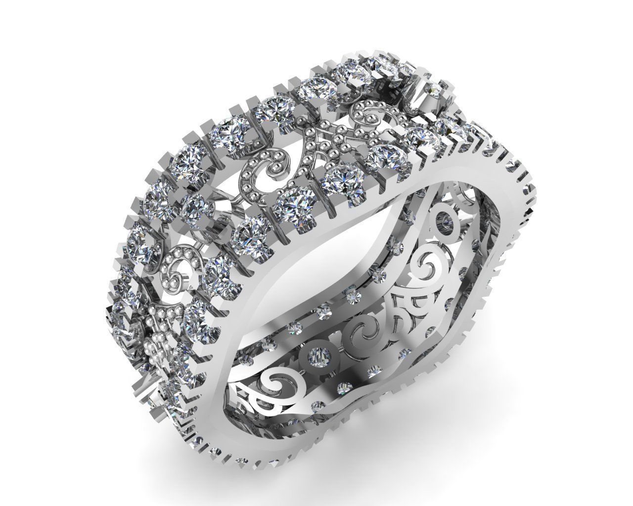 Rings 3D print model_1