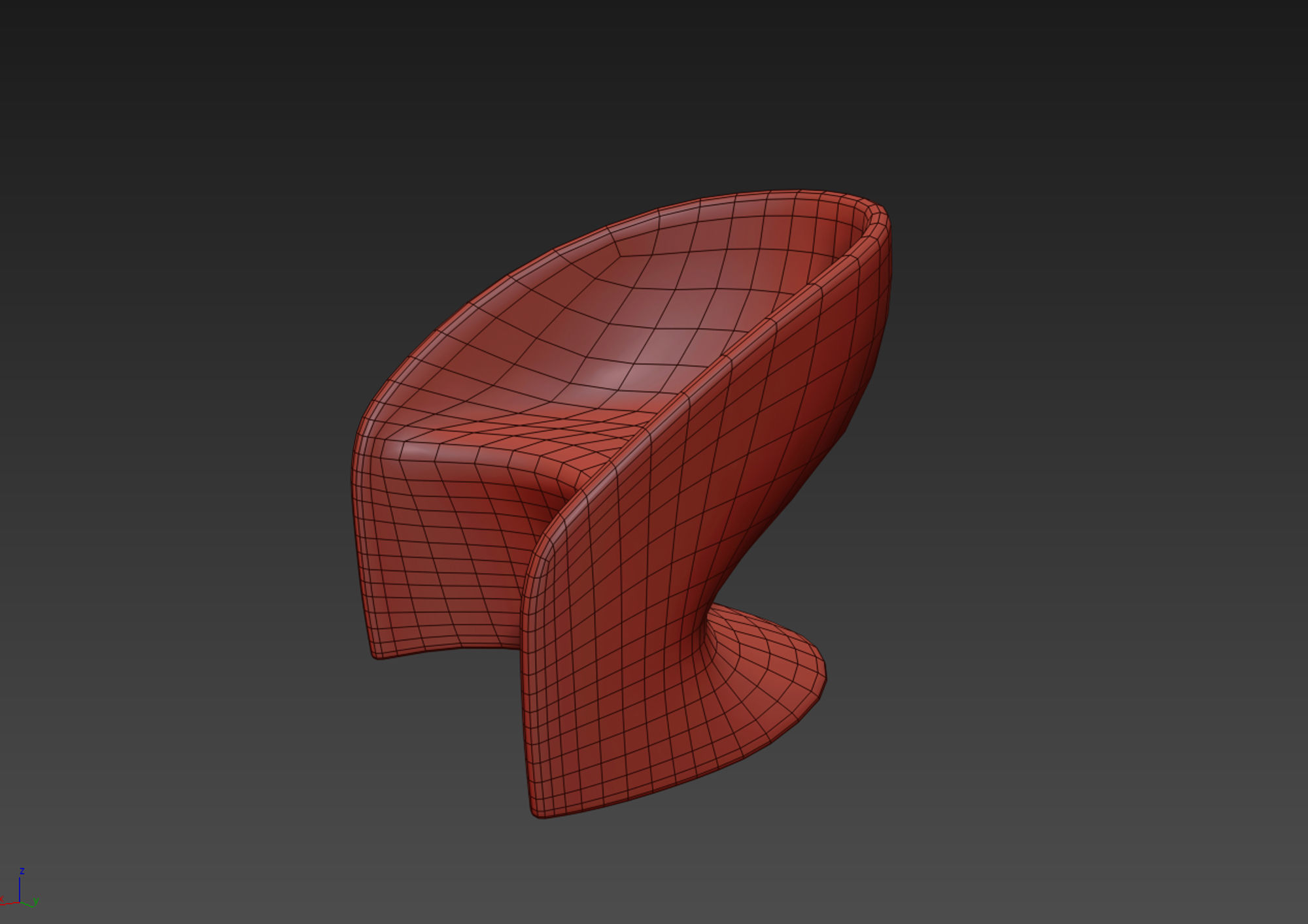 Plastic Chair 3D model_12