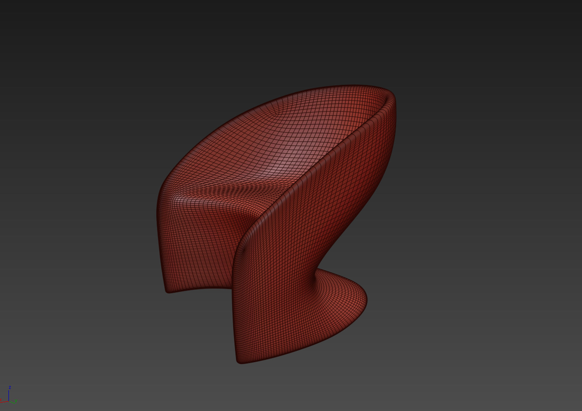 Plastic Chair 3D model_14