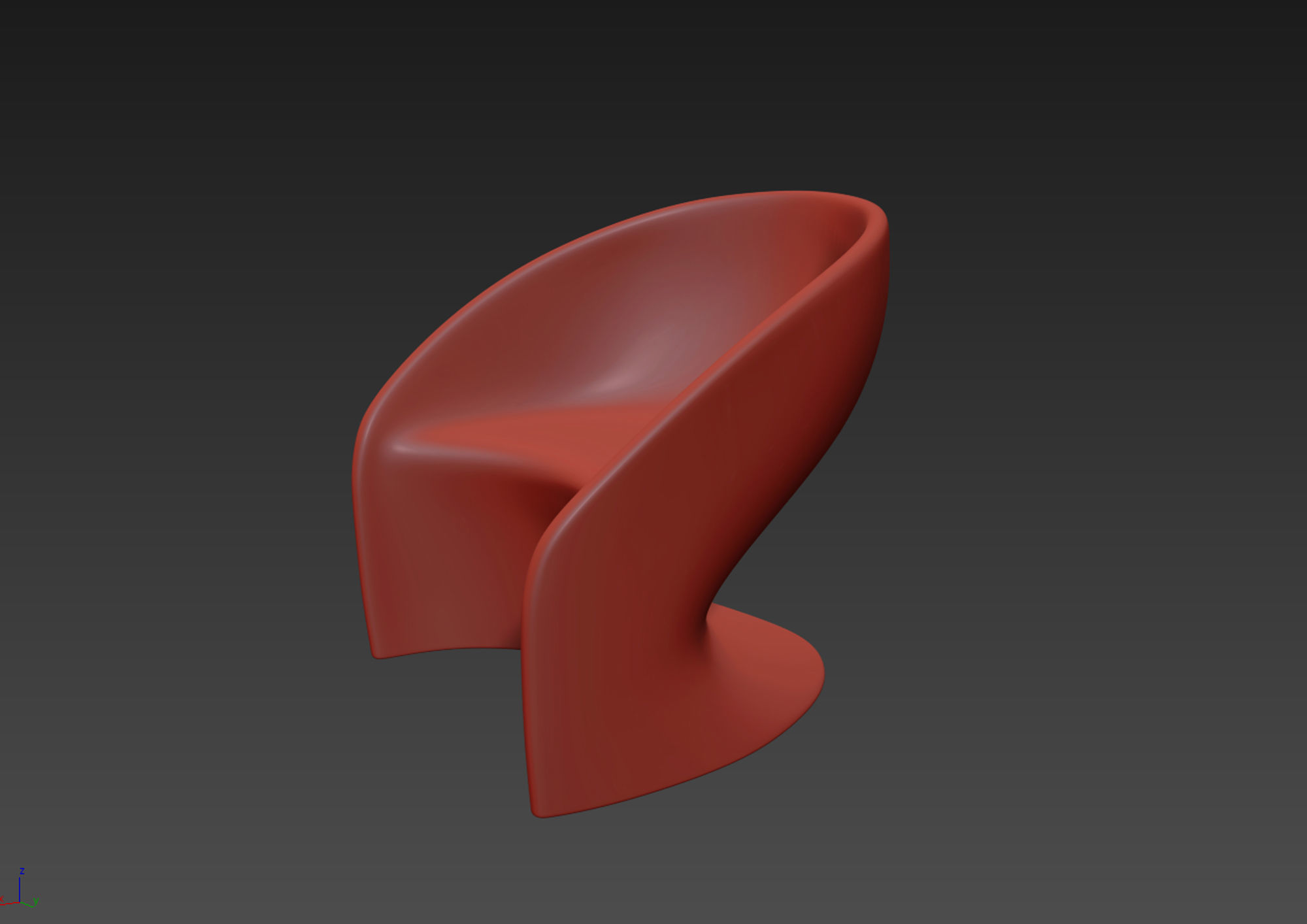 Plastic Chair 3D model_11