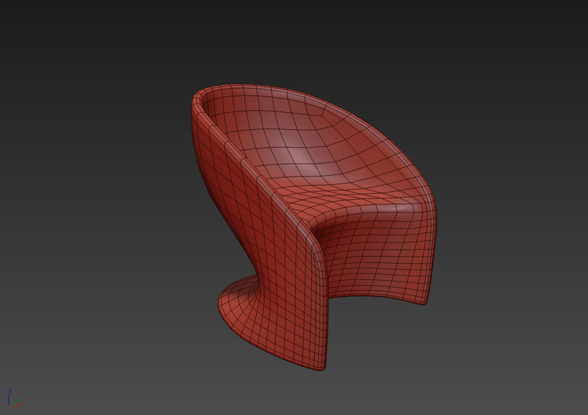 Plastic Chair 3D model_4