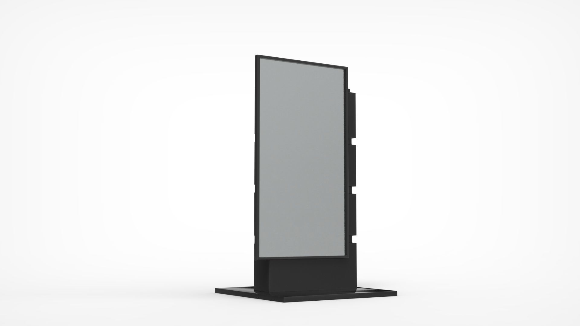 Outdoor Advertising Stand V3 3D model_3