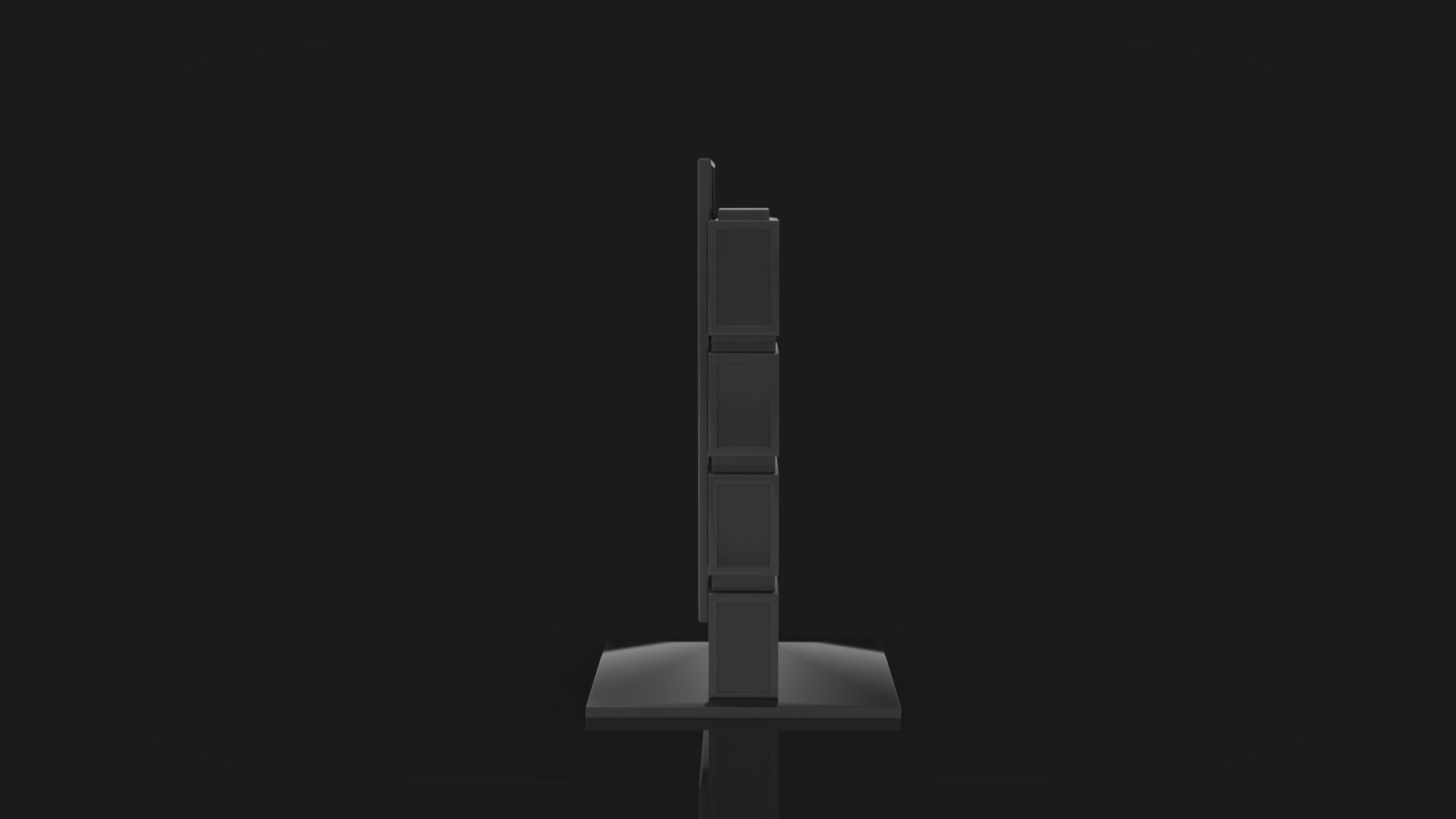 Outdoor Advertising Stand V3 3D model_15