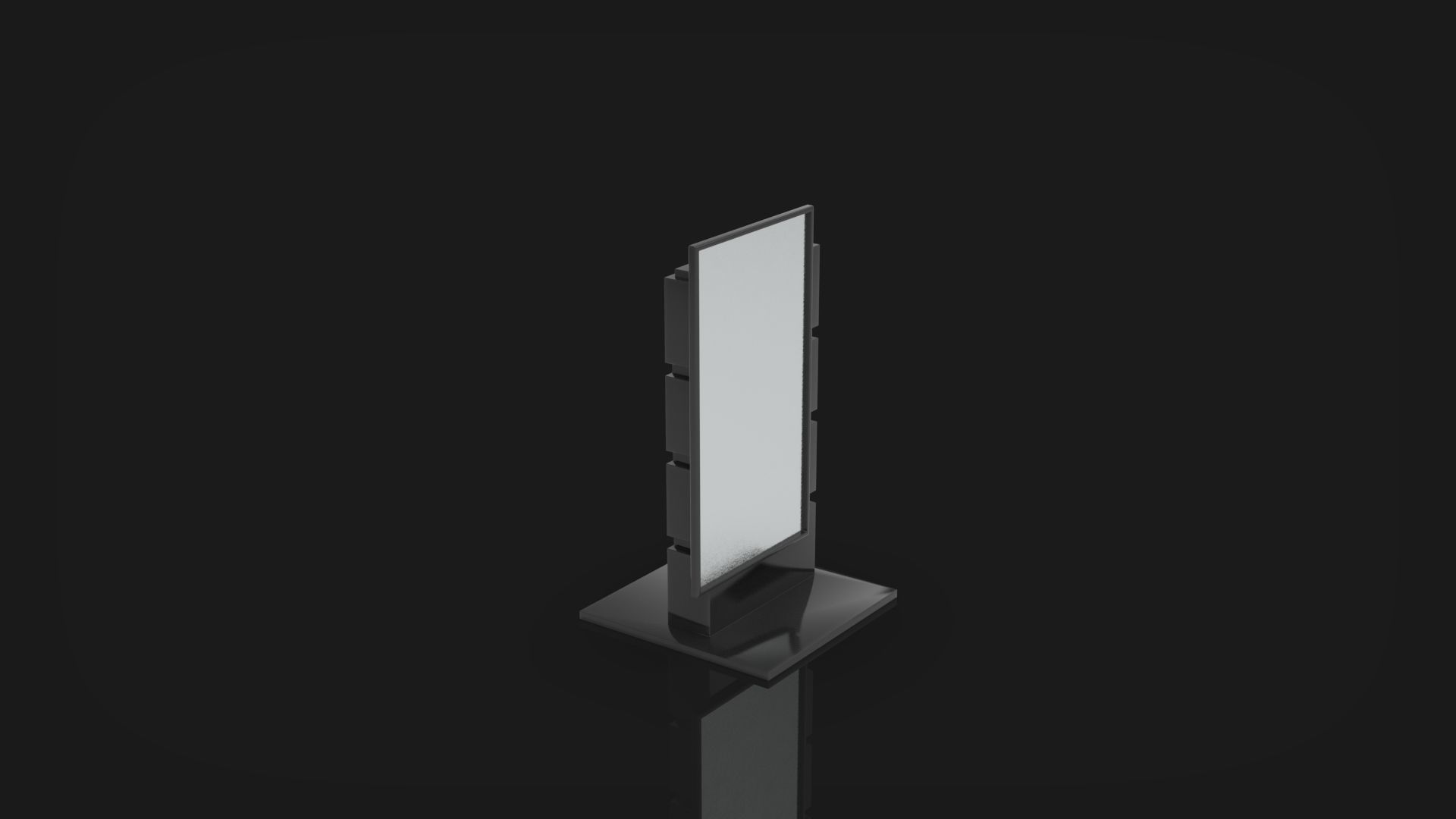 Outdoor Advertising Stand V3 3D model_17