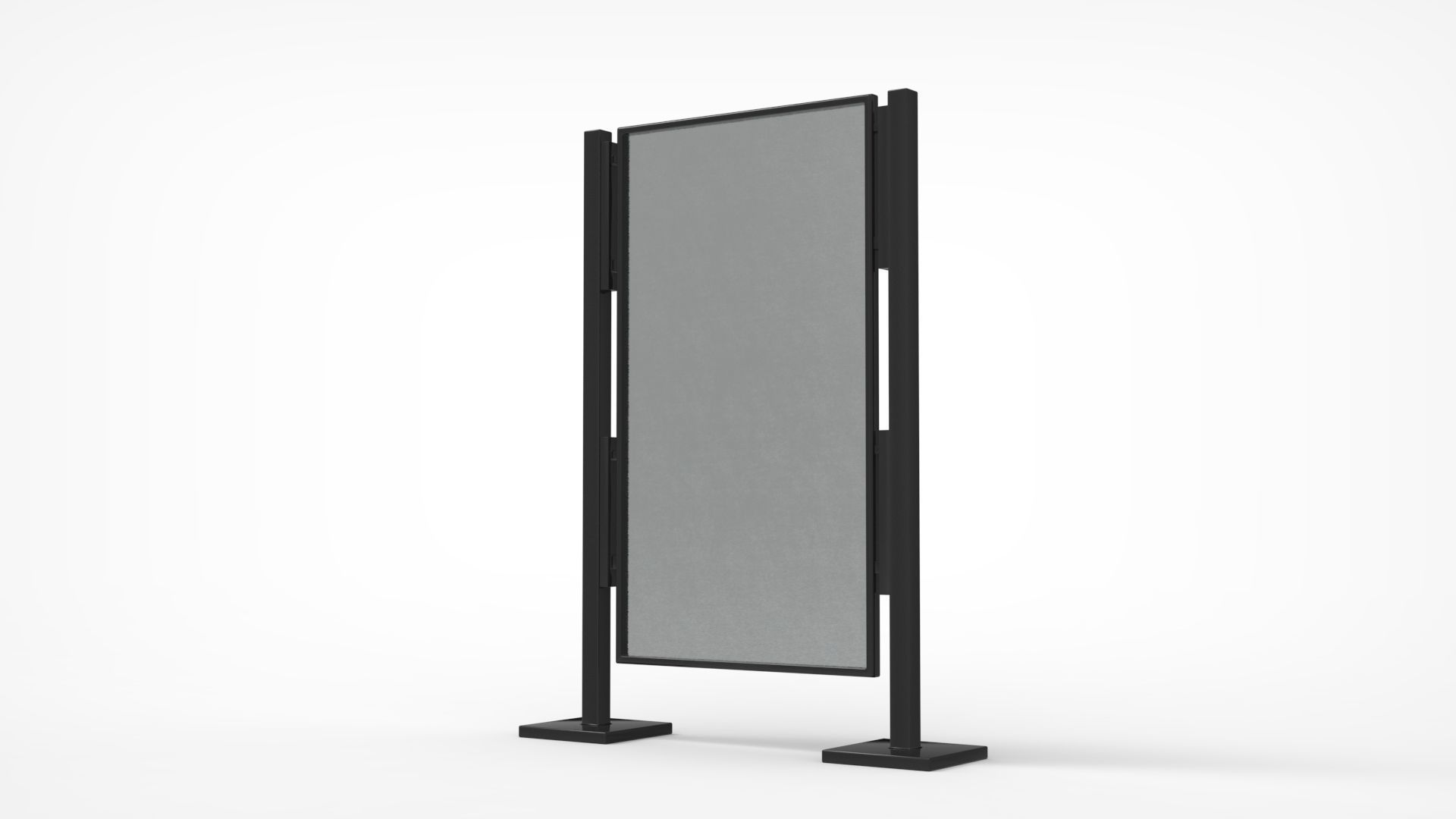 Outdoor Advertising Stand V4 3D model_13