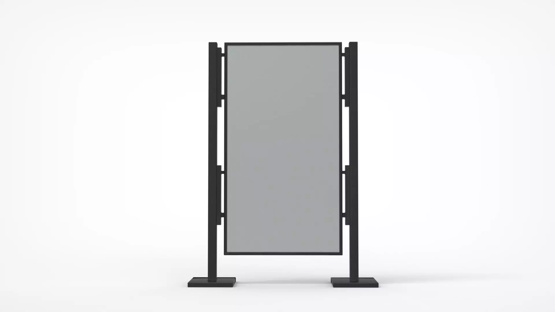 Outdoor Advertising Stand V4 3D model_0