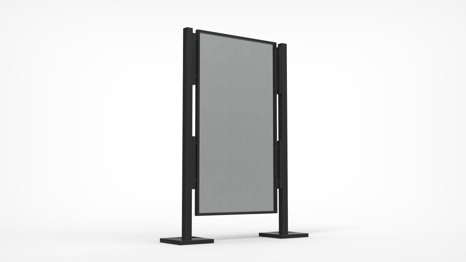 Outdoor Advertising Stand V4 3D model_14