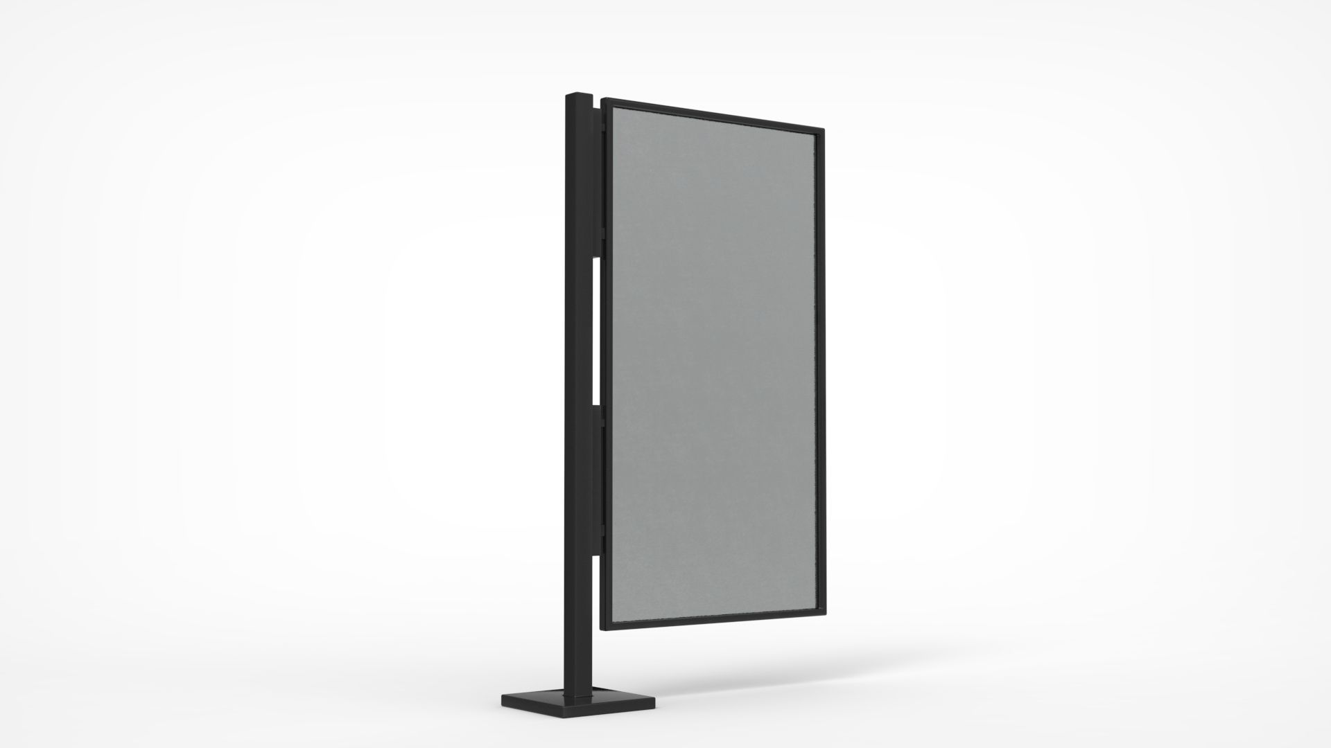 Outdoor Advertising Stand V5 3D model_4