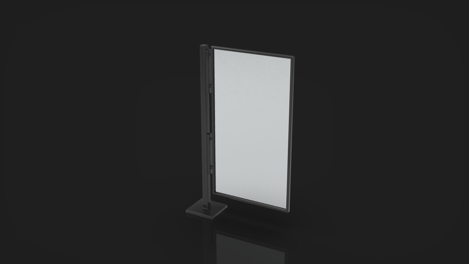 Outdoor Advertising Stand V5 3D model_16