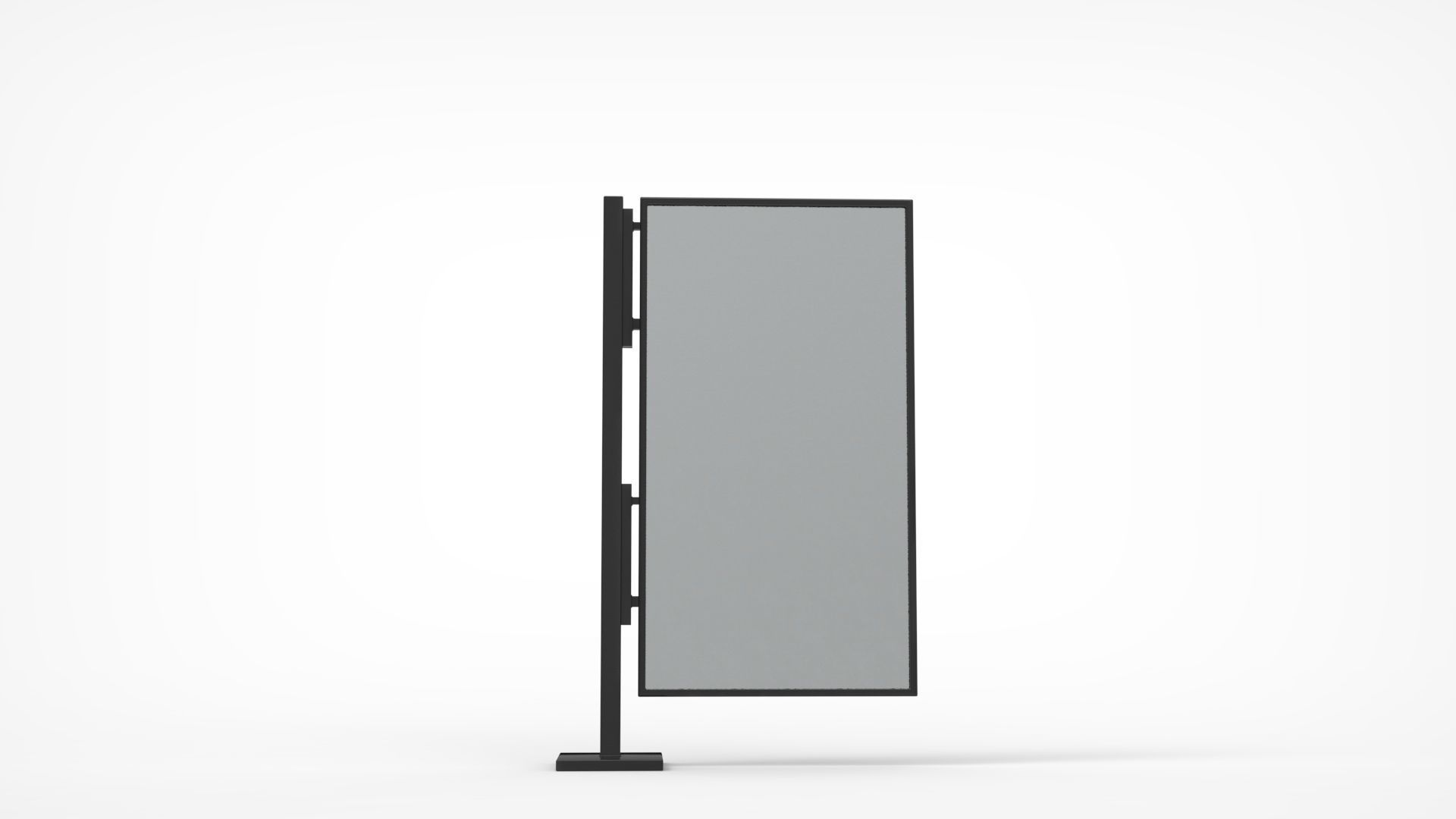 Outdoor Advertising Stand V5 3D model_11