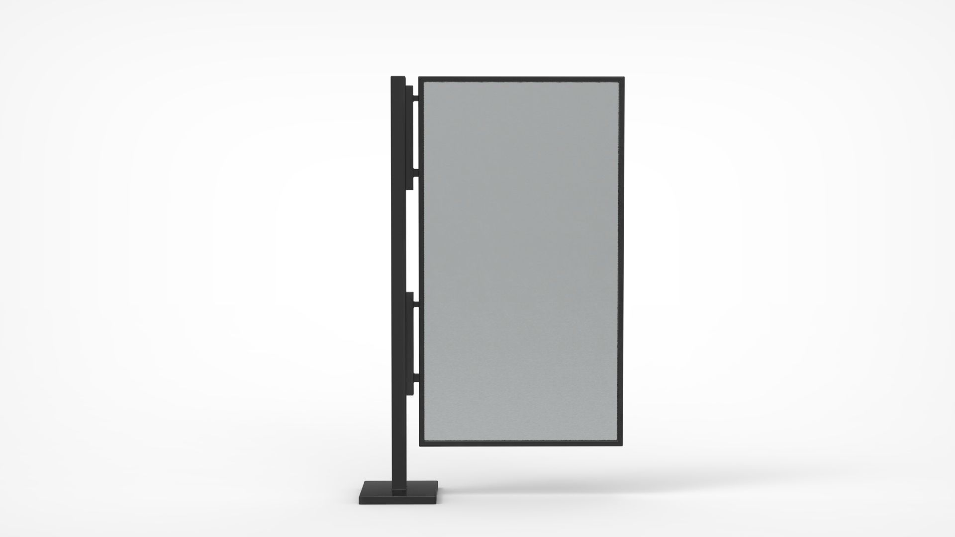 Outdoor Advertising Stand V5 3D model_1