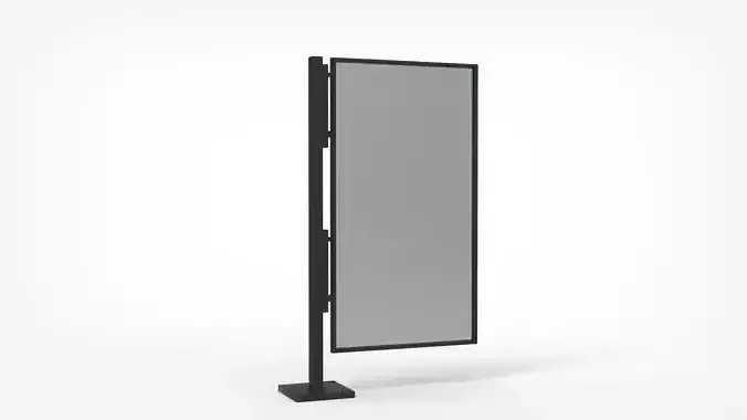 Outdoor Advertising Stand V5 3D model Outdoor Advertising Stand V5 3D model