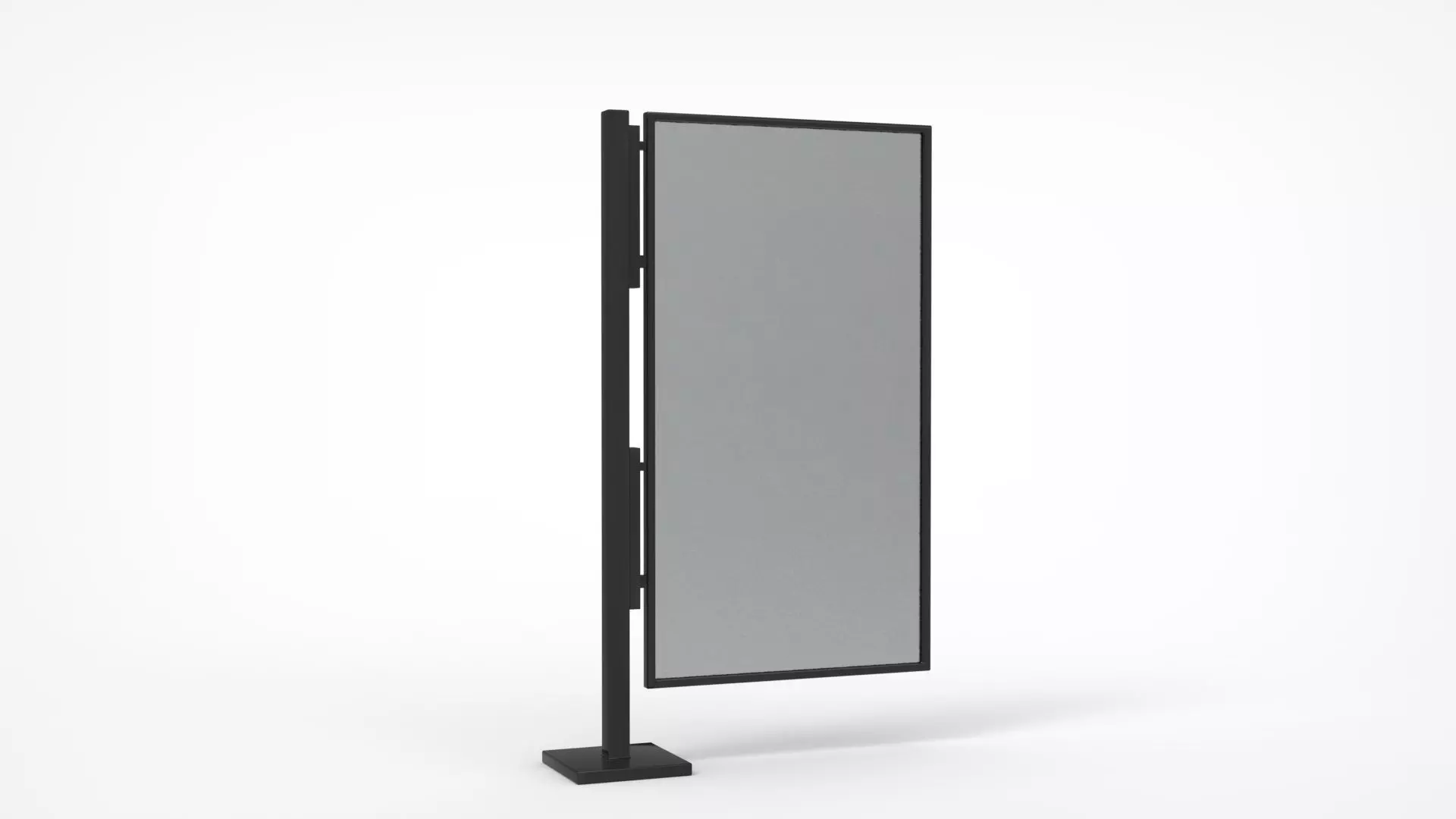 Outdoor Advertising Stand V5 3D model_0