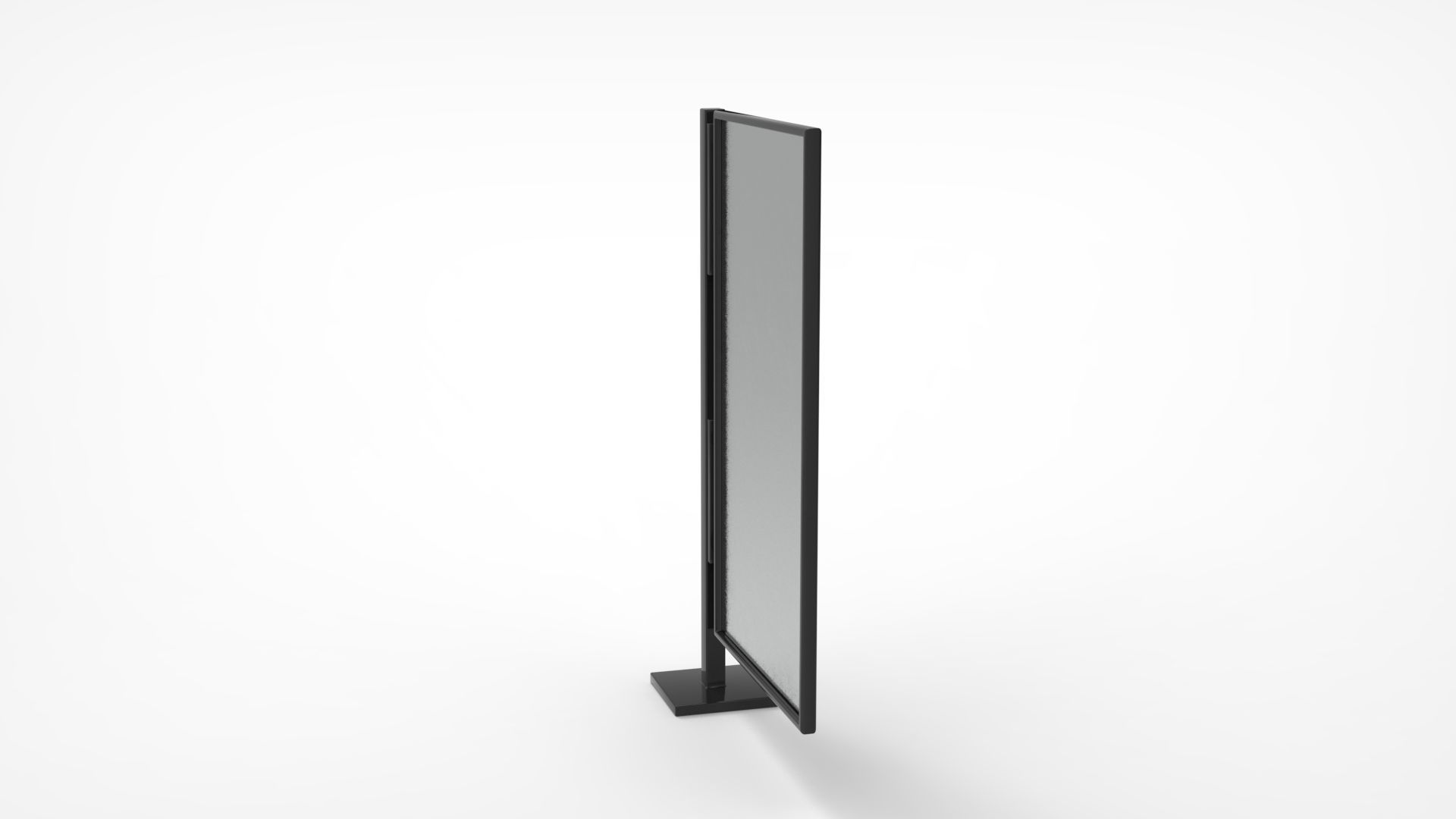Outdoor Advertising Stand V5 3D model_3