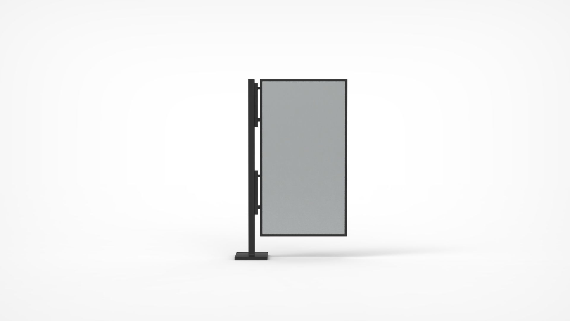 Outdoor Advertising Stand V5 3D model_8