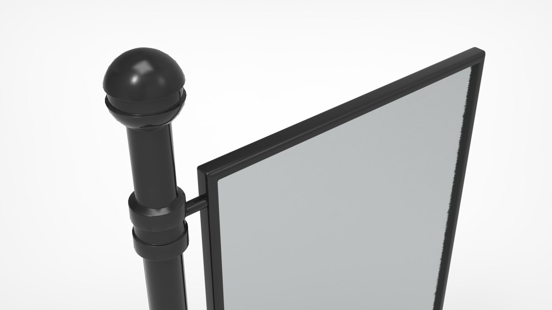 Outdoor Advertising Stand V6 3D model_21