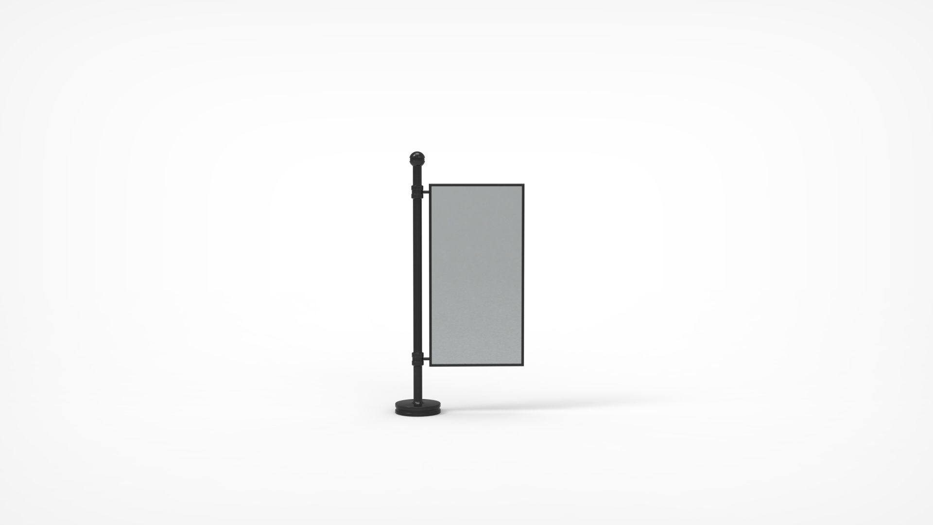 Outdoor Advertising Stand V6 3D model_18