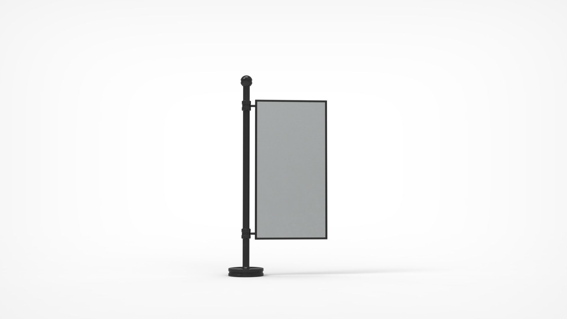 Outdoor Advertising Stand V6 3D model_20