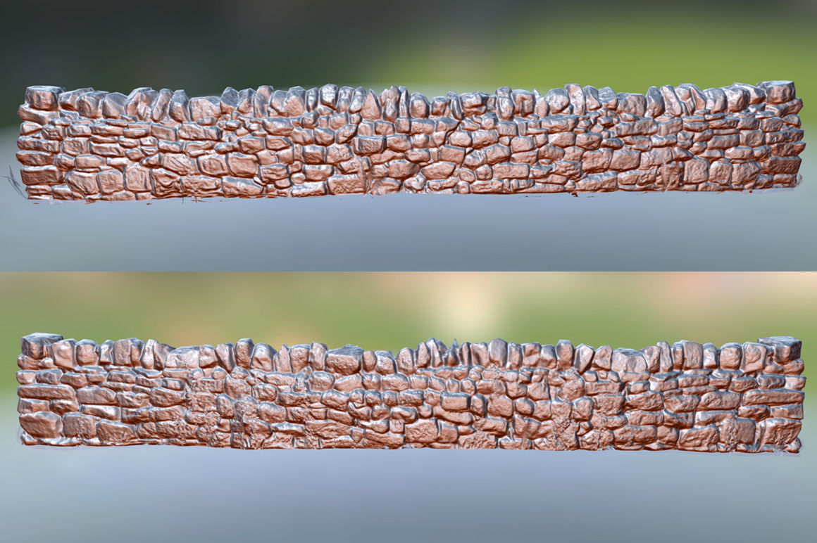 Walls Pack Low-poly 3D model_22