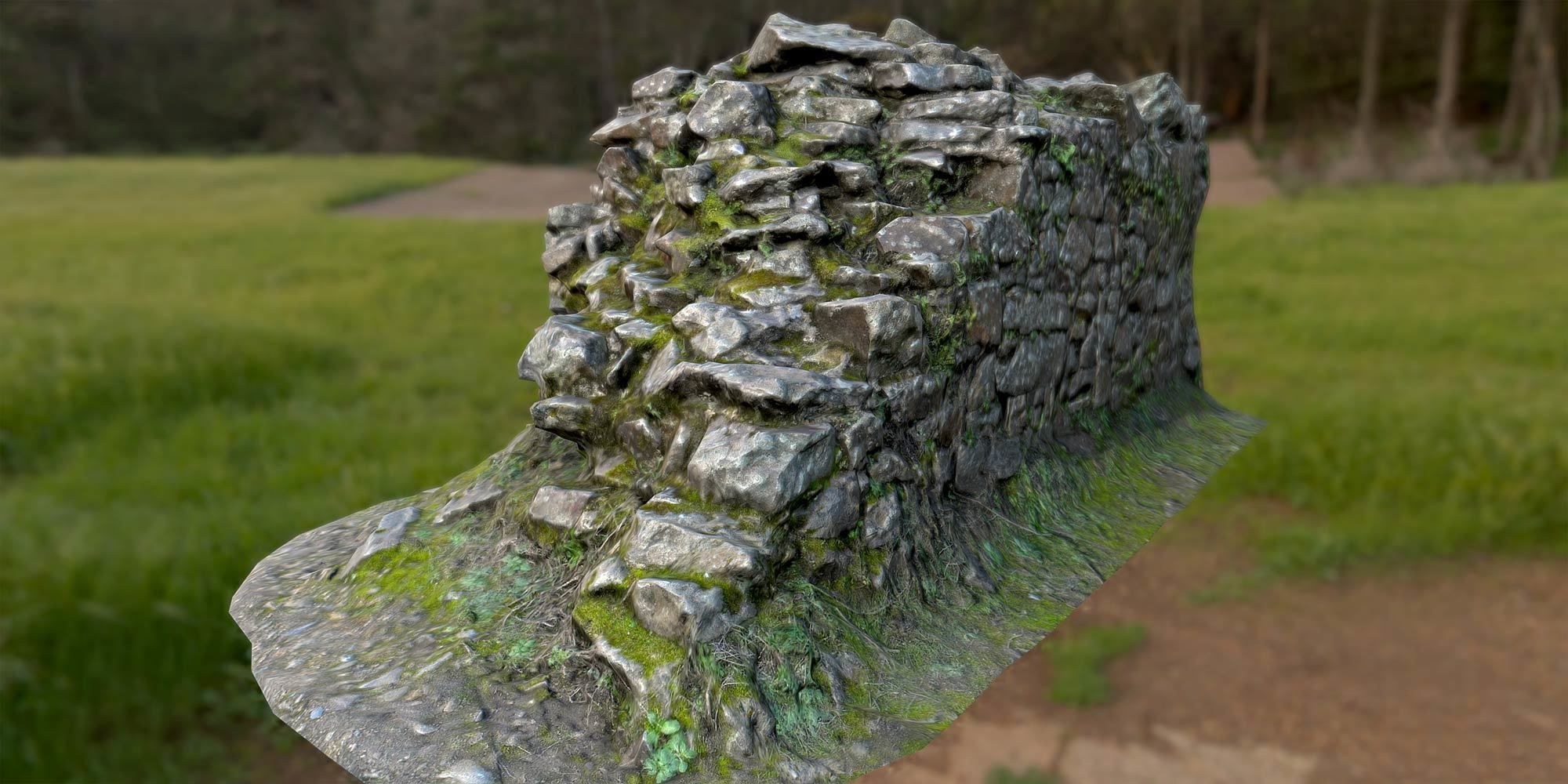 Walls Pack Low-poly 3D model_30