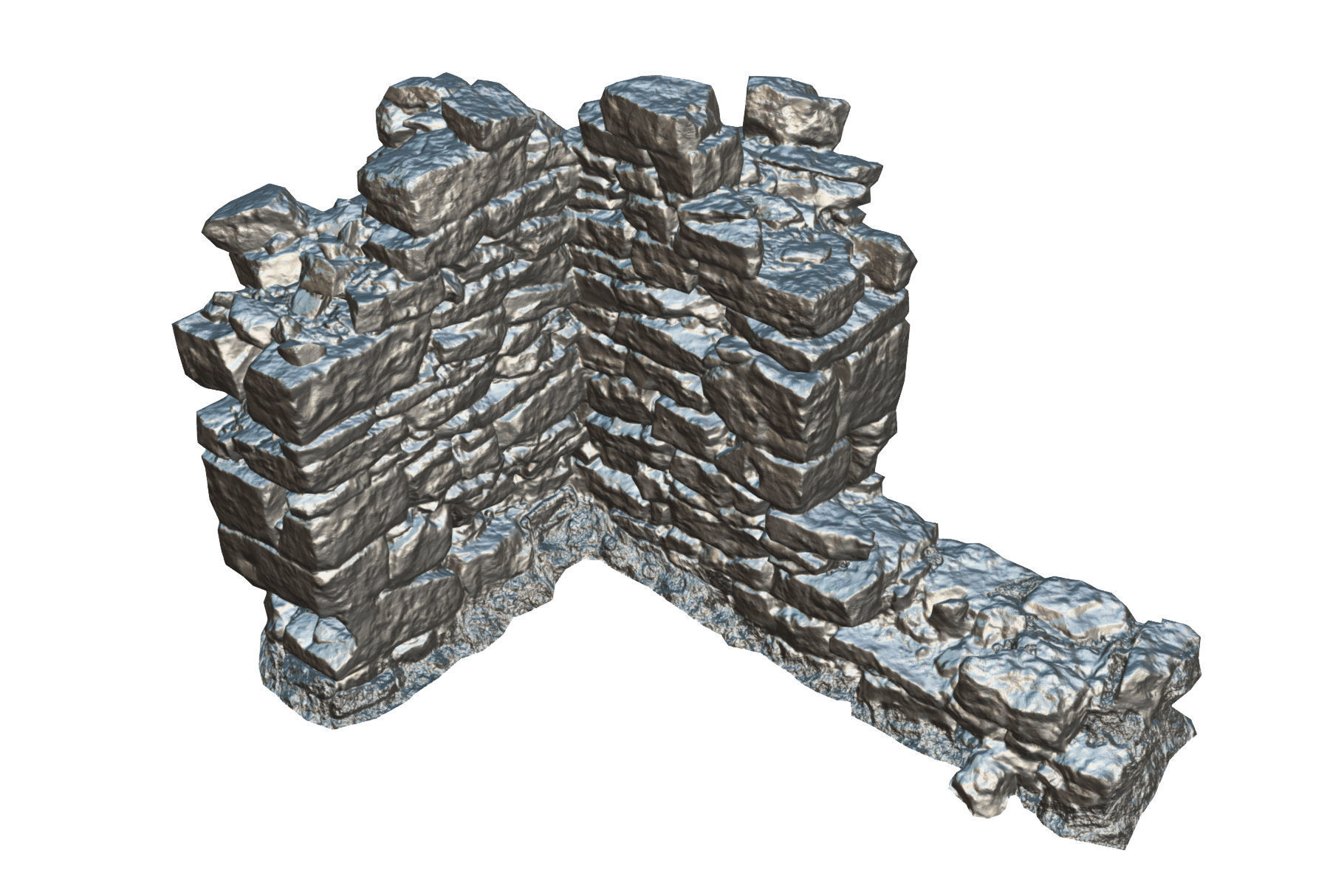 Walls Pack Low-poly 3D model_50