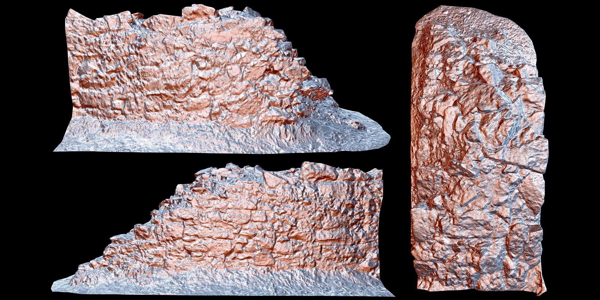 Walls Pack Low-poly 3D model_29