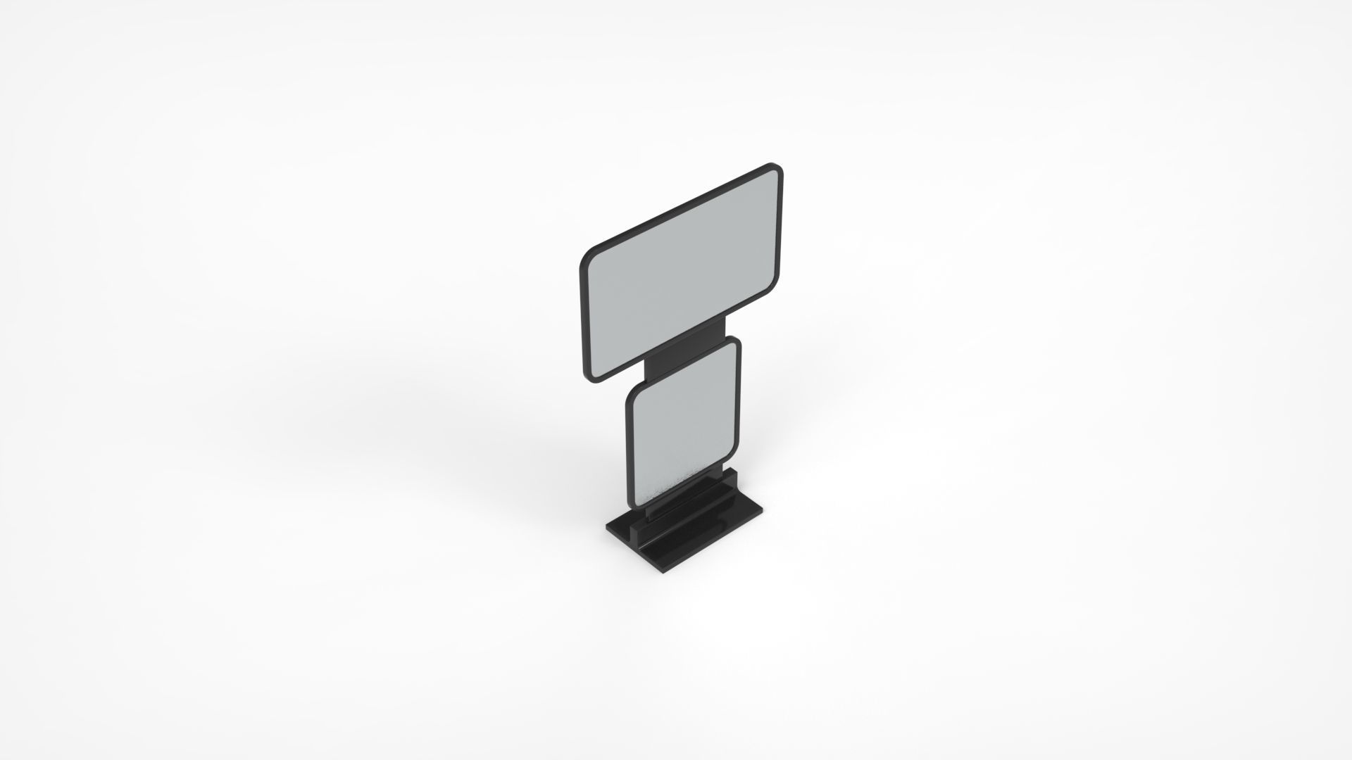 Outdoor Advertising Stand V12 3D model_7