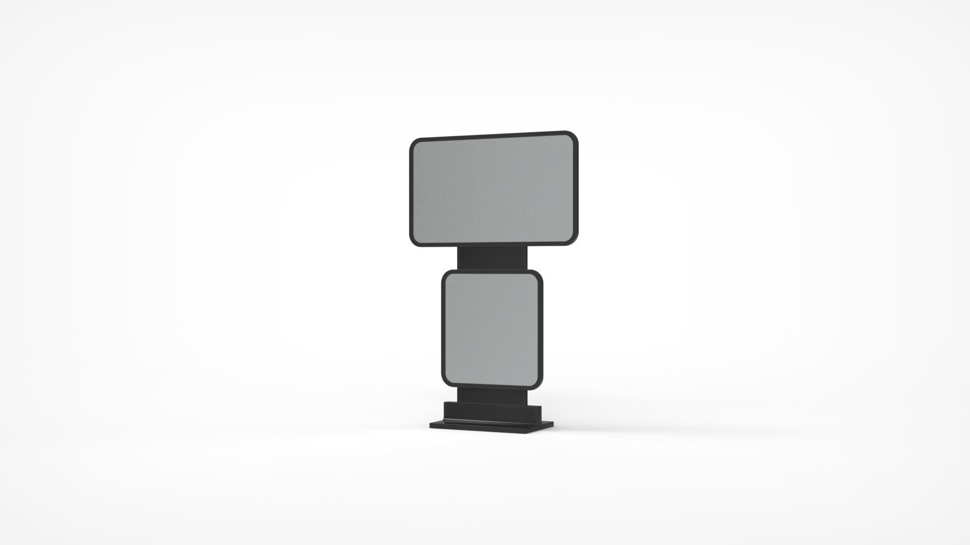 Outdoor Advertising Stand V12 3D model_3