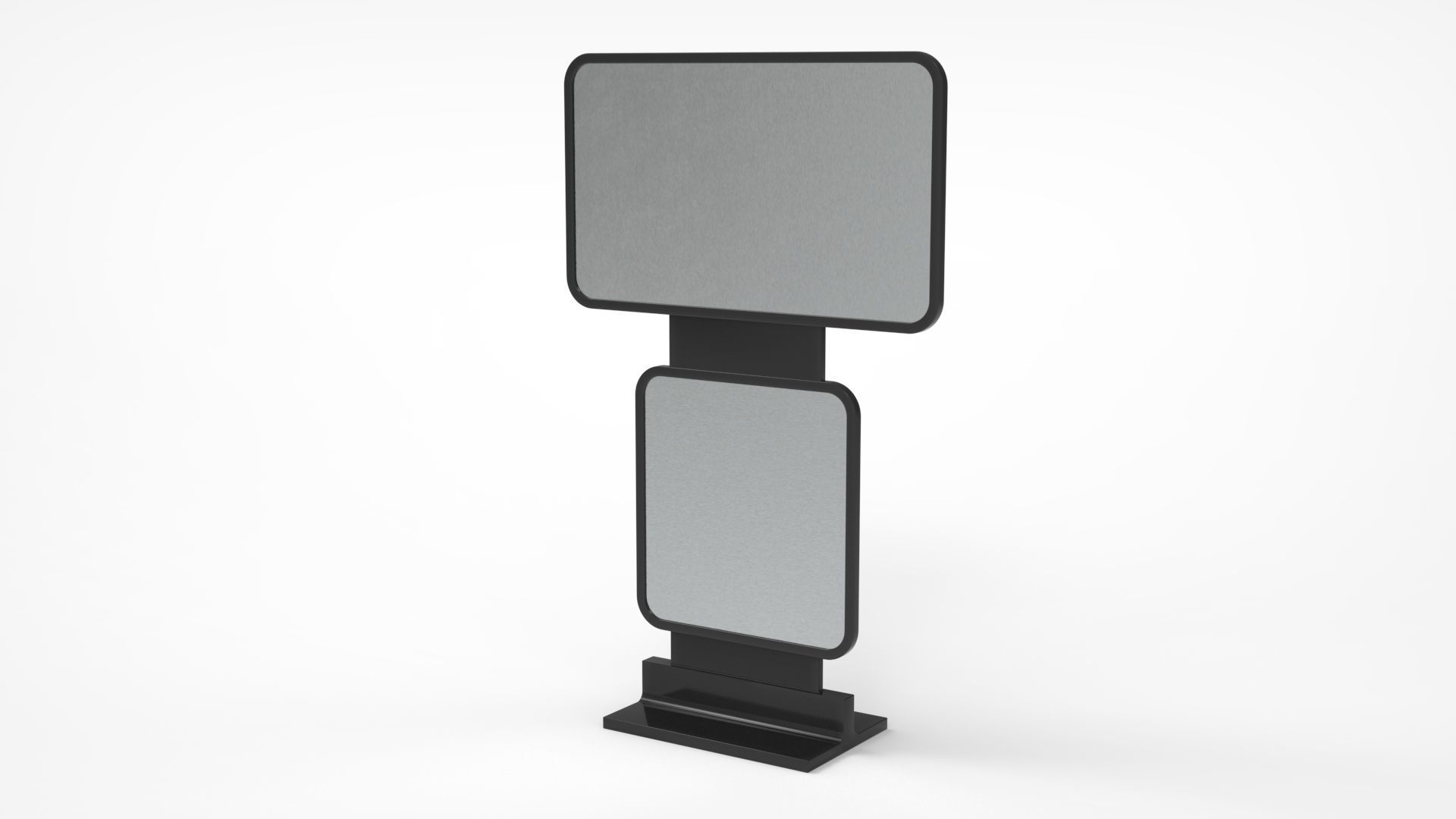 Outdoor Advertising Stand V12 3D model_10