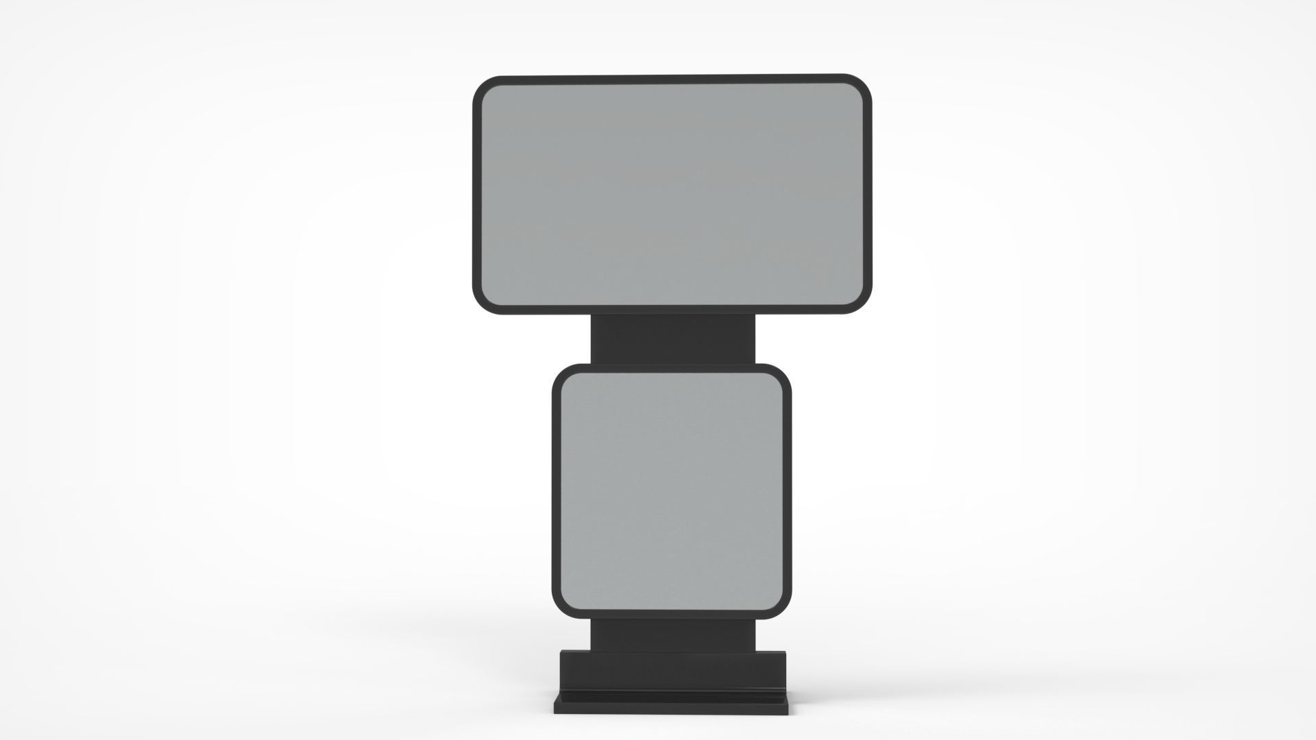 Outdoor Advertising Stand V12 3D model_1