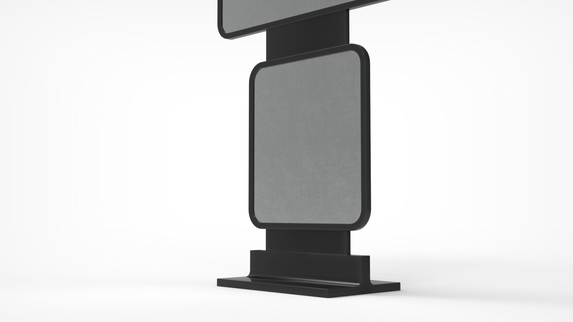 Outdoor Advertising Stand V12 3D model_9