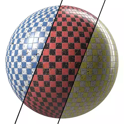 Terrazzo Materials 14- Terrazo Tiling Pbr 4k Seamless