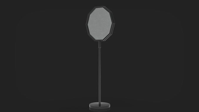 Outdoor Advertising sing Stand 3D model 7