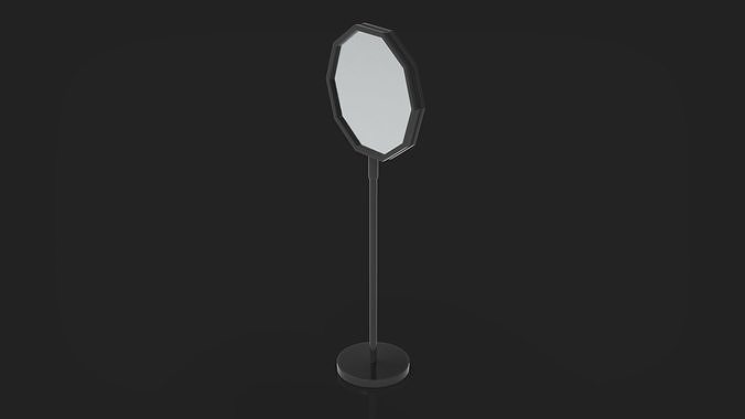 Outdoor Advertising sing Stand 3D model 4