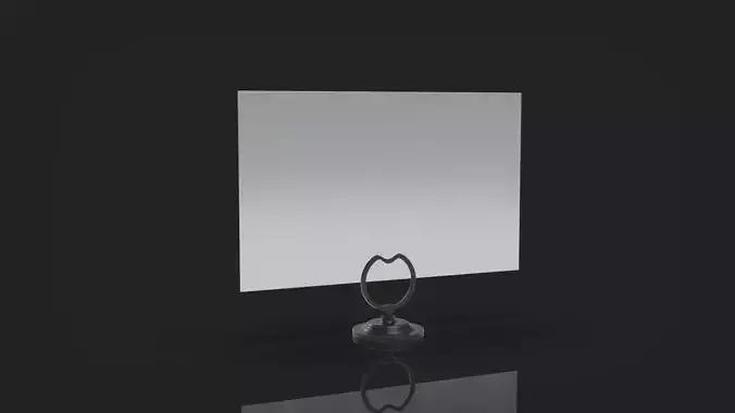 business card with matte metallic holder