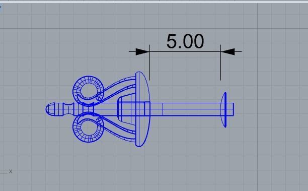 Eternity earrings plus 3 stud lock types 3D print model_18