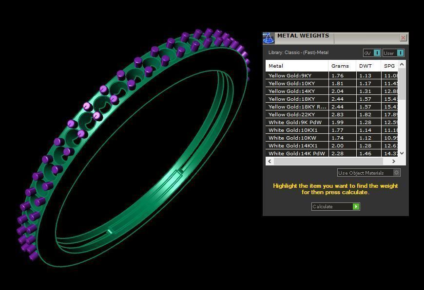 Diamond Ring  3D print model_4